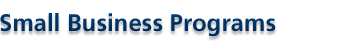 Small Business Programs