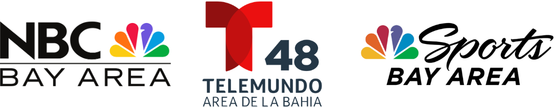 NBC Bay Area | Telemundo 48 Área de la Bahía | NBC Sports Bay Area Logos