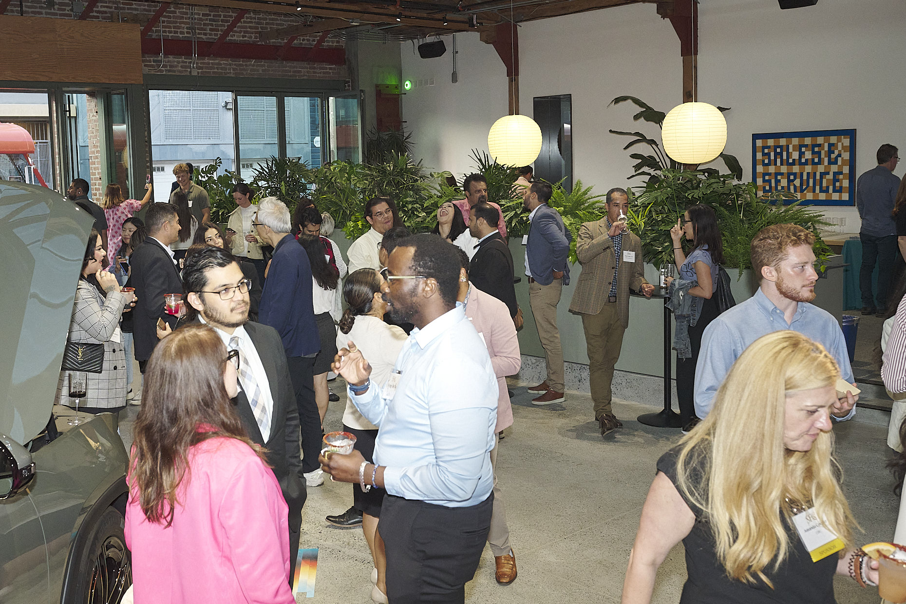 People networking at the San Francisco Chamber of Commerce's 2025 International Networking Night